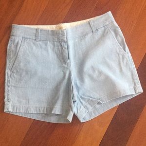 J. Crew Women’s Chambray Shorts Size 2